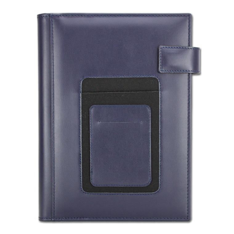 Agendă din piele Mega Bleumarin